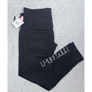 Puma Leggings Womens 3X Black Seamless Moisture Wick High Rise Comfort Stretch